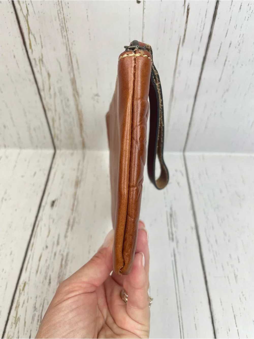 Patricia Nash Tooled‎ Italian Leather Wristlet/Wallet
